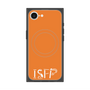 プレミアムスクエアケース with SnapMag［ オリジナル - ISFP 冒険家 - アルファベット - オレンジ ］