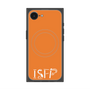 プレミアムスクエアケース with SnapMag［ オリジナル - ISFP 冒険家 - アルファベット - オレンジ ］