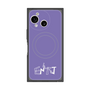 プレミアムスクエアケース with SnapMag［ オリジナル - ENTJ 指揮官 - アルファベット - パープル ］