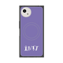 プレミアムスクエアケース with SnapMag［ オリジナル - INTJ 建築家 - アルファベット - パープル ］