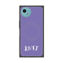 プレミアムスクエアケース with SnapMag［ オリジナル - INTJ 建築家 - アルファベット - パープル ］