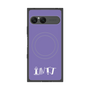 プレミアムスクエアケース with SnapMag［ オリジナル - INTJ 建築家 - アルファベット - パープル ］