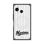 プレミアムスクエアケース with SnapMag［ 千葉ロッテマリーンズ - ワードロゴ - マリーンズストライプ ］