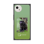 プレミアムスクエアケース with SnapMag［ Green Future Project - Black-mantled Tamarin ］