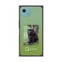 プレミアムスクエアケース with SnapMag［ Green Future Project - Black-mantled Tamarin ］