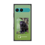 プレミアムスクエアケース with SnapMag［ Green Future Project - Black-mantled Tamarin ］