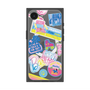 プレミアムスクエアケース with SnapMag［ Barbie - ステッカー ］