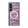 プレミアムスクエアケース with SnapMag［ Barbie - ロゴパターン3 - クリア ］