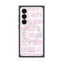 プレミアムスクエアケース with SnapMag［ Barbie - ロゴパターン3 - クリア ］