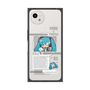 プレミアムスクエアケース with SnapMag［ しろたん×初音ミク - 初音ミク - インフォグラフィック ］