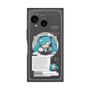 プレミアムスクエアケース with SnapMag［ しろたん×初音ミク - 初音ミク - インフォグラフィック ］