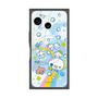 プレミアムスクエアケース with SnapMag［ ぷくぷくあわわちゃん - レインボー ］