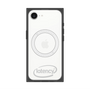 プレミアムスクエアケース with SnapMag［ LATENCY - Circle logo - Gray ］