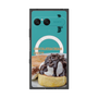 プレミアムスクエアケース with SnapMag［ ヴィレッジヴァンガードダイナー - チョコレート&クリームチーズパンケーキ ］