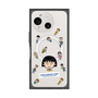 プレミアムスクエアケース with SnapMag［ ちびまる子ちゃん - まる子とお友達 - クリア ］