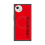 プレミアムスクエアケース with SnapMag［ SUPER PRIVATE - ロゴ - Red&Black ］