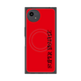 プレミアムスクエアケース with SnapMag［ SUPER PRIVATE - ロゴ - Red&Black ］