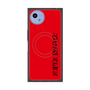 プレミアムスクエアケース with SnapMag［ SUPER PRIVATE - ロゴ - Red&Black ］