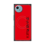 プレミアムスクエアケース with SnapMag［ SUPER PRIVATE - ロゴ - Red&Black ］