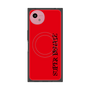 プレミアムスクエアケース with SnapMag［ SUPER PRIVATE - ロゴ - Red&Black ］
