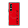 プレミアムスクエアケース with SnapMag［ SUPER PRIVATE - ロゴ - Red&Black ］