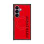 プレミアムスクエアケース with SnapMag［ SUPER PRIVATE - ロゴ - Red&Black ］