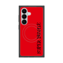 プレミアムスクエアケース with SnapMag［ SUPER PRIVATE - ロゴ - Red&Black ］