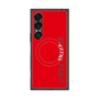 プレミアムスクエアケース with SnapMag［ SUPER PRIVATE - ロゴ - Red ］