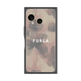 プレミアムスクエアケース with SnapMag［ FURLA - FLOWER VELATO-02 ］