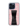 スリムプロテクションケース - STAND & RING RIBBON［ ハローキティ - リボン - ガーリーフラワー ］