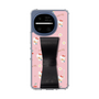 スリムプロテクションケース - STAND & RING RIBBON［ ハローキティ - リボン - ガーリーフラワー ］