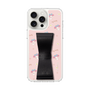 スリムプロテクションケース - STAND & RING RIBBON［ マイメロディ - リボン - ガーリーフラワー ］