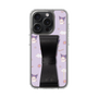 スリムプロテクションケース - STAND & RING RIBBON［ クロミ - リボン - ガーリーフラワー ］