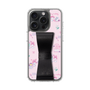 スリムプロテクションケース - STAND & RING RIBBON［ マイメロディ - リボン - カフェ ］