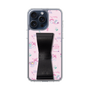 スリムプロテクションケース - STAND & RING RIBBON［ マイメロディ - リボン - カフェ ］
