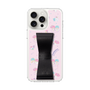 スリムプロテクションケース - STAND & RING RIBBON［ リトルツインスターズ - リボン - お出かけ ］