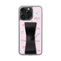 スリムプロテクションケース - STAND & RING RIBBON［ リトルツインスターズ - リボン - お出かけ ］