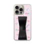スリムプロテクションケース - STAND & RING RIBBON［ リトルツインスターズ - リボン - お出かけ ］