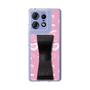 スリムプロテクションケース - STAND & RING RIBBON［ エスターバニー - Pattern ］