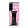 スリムプロテクションケース - STAND & RING RIBBON［ エスターバニー - Pattern ］
