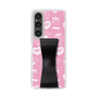 スリムプロテクションケース - STAND & RING RIBBON［ エスターバニー - Pattern ］