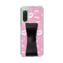 スリムプロテクションケース - STAND & RING RIBBON［ エスターバニー - Pattern ］
