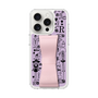 スリムプロテクションケース - STAND & RING RIBBON［ 内藤ルネ - RUNE Girl Retro & Modern - Purple ］