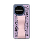 スリムプロテクションケース - STAND & RING RIBBON［ 内藤ルネ - RUNE Girl Retro & Modern - Purple ］