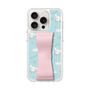 スリムプロテクションケース - STAND & RING RIBBON［ シナモロール - リボン - ガーリーフラワー ］