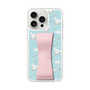 スリムプロテクションケース - STAND & RING RIBBON［ シナモロール - リボン - ガーリーフラワー ］