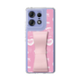 スリムプロテクションケース - STAND & RING RIBBON［ エスターバニー - Pattern ］