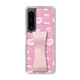スリムプロテクションケース - STAND & RING RIBBON［ エスターバニー - Pattern ］