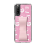 スリムプロテクションケース - STAND & RING RIBBON［ エスターバニー - Pattern ］