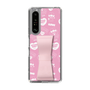 スリムプロテクションケース - STAND & RING RIBBON［ エスターバニー - Pattern ］